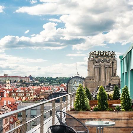 Wenceslas Square Terraces Praga Exterior foto