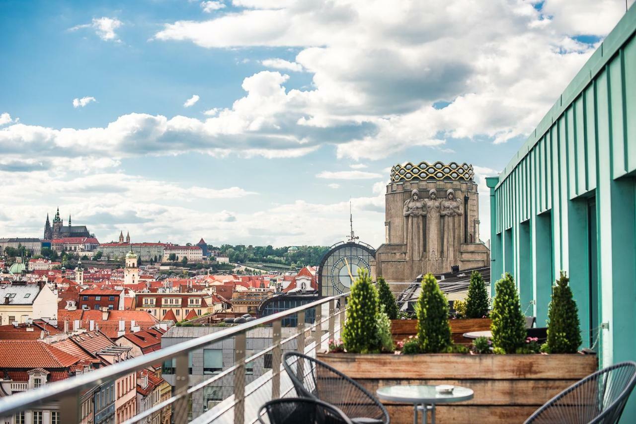 Wenceslas Square Terraces Praga Exterior foto
