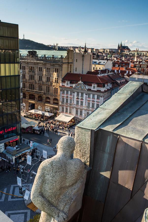 Wenceslas Square Terraces Praga Exterior foto